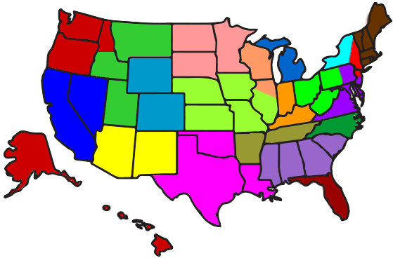 US Rep Map